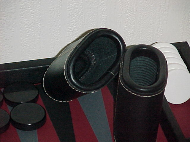 Dice Cups Oval Black